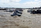 Romaria Fluvial nas águas da Baia do Guajará em Belém/PA