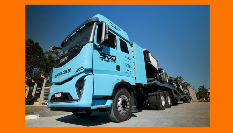 SVD Transportes inicia testes operacionais com caminhão pesado 100% elétrico